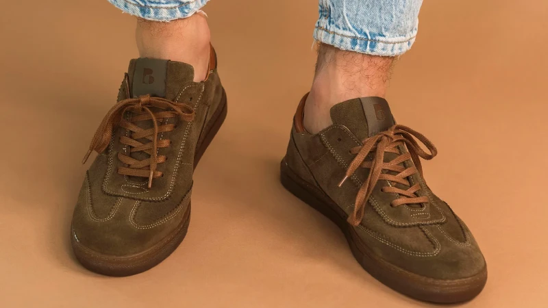 کتونی جیر مردانه (Suede Sneakers)