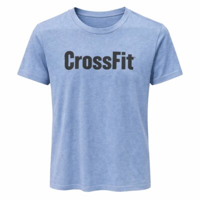 تیشرت یقه دار اسپرت CROSSFIT رنگ آبی