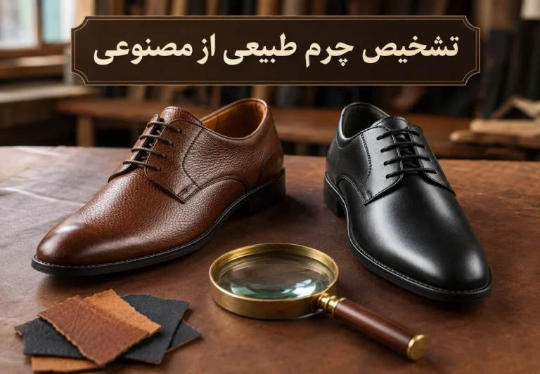 تفاوت کفش چرم طبیعی یا چرم مصنوعی؟